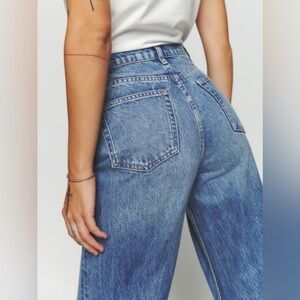 Reformation Cary High Rise Slouchy Wide Leg Jeans